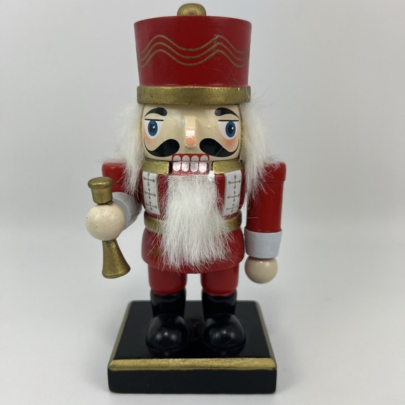 Lot Of 4 Merry Brite Nutcracker Wooden Figurines 6" Inches Tall - Picture 12 of 16